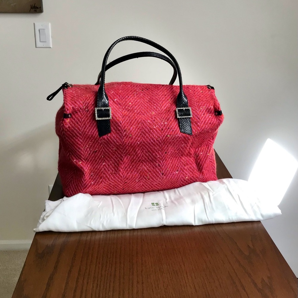 Kate Spade Nottingham Tweed, Large Travis Weekender Bag